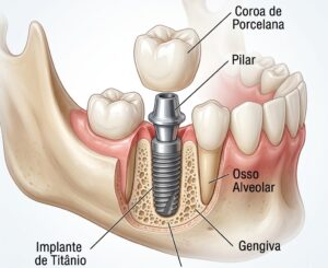 coroa de porcelana unitária Dra. Lorena Barretto CLÍNICA ODONTOLOGICA EM PETROPOLIS